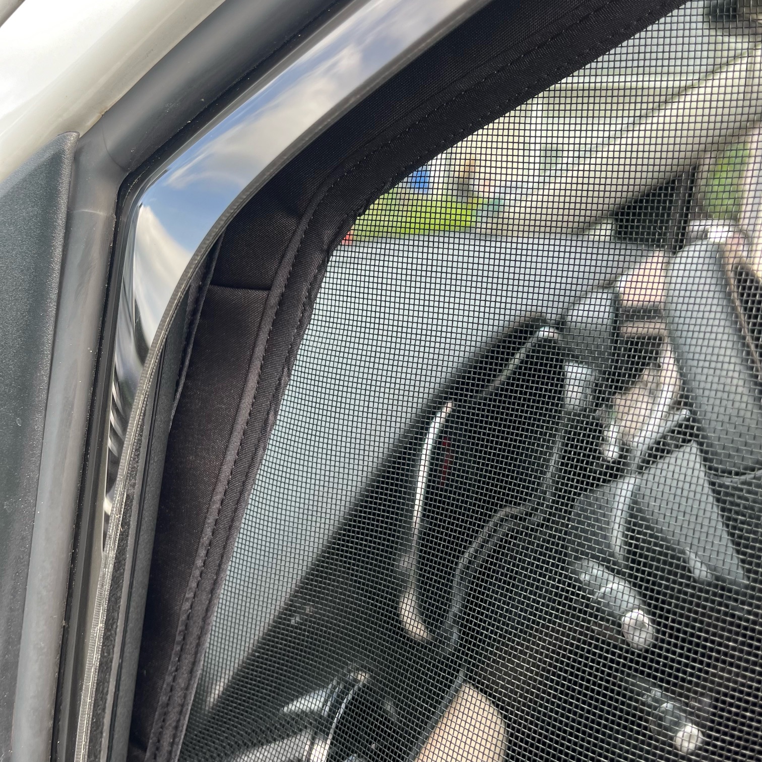 Beifahrertürfenster Magnet-Moskitonetz von ProjectCamper für die V-Klasse / Vito / Marco Polo 