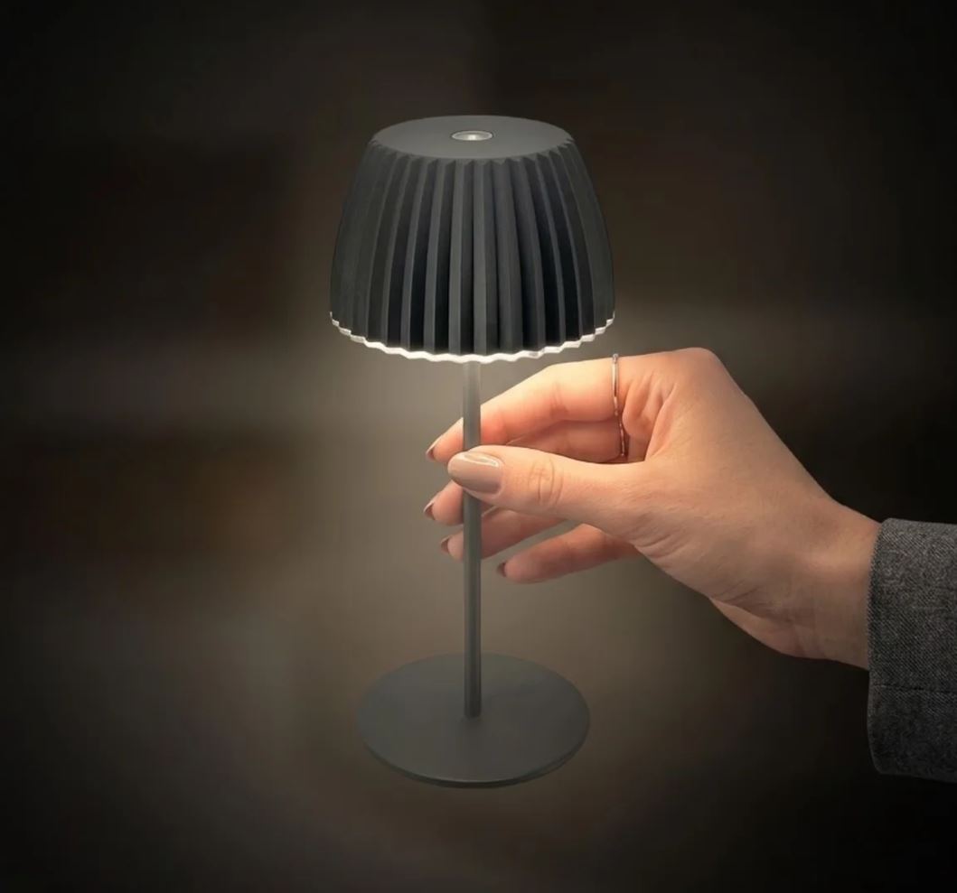 Gelmags Designer Table Lamp greyincl.. MagUp-Pad S Ø 7,0 cm "black"
