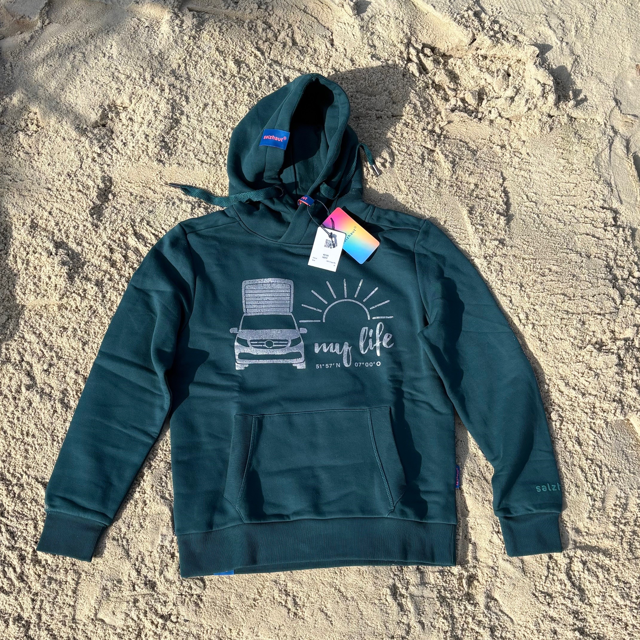 Salzhaut MP my life Edition Hoodie unisex dragonfly silver