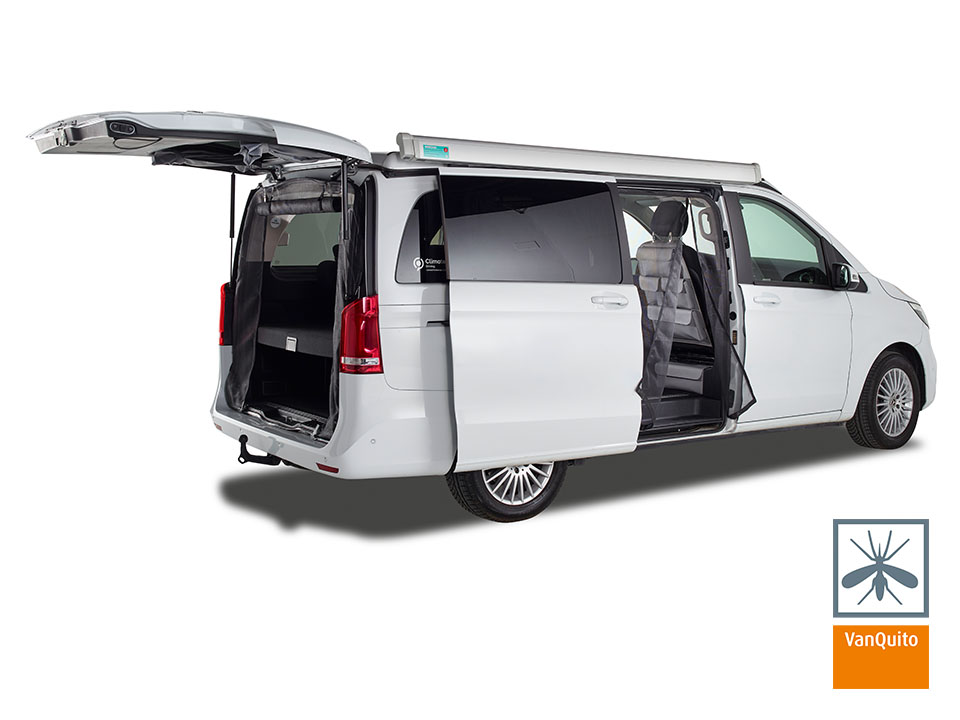 VanQuito Moskitonetz für die Schiebetür aller V-Klasse & Vito - Beifahrerseite VanQuito Moskitonetz für die Schiebetür aller V-Klasse & Vito - Beifahrerseite