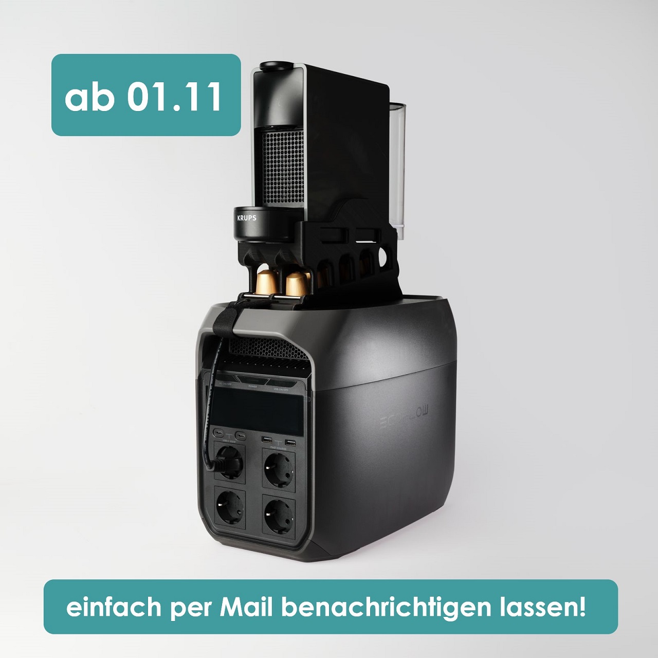 MAG.Camp Kaffeebar Maschienenhalter für Nespresso Enzo Mini MAG.Camp Kaffeebar Maschienenhalter für Nespresso Enzo Mini