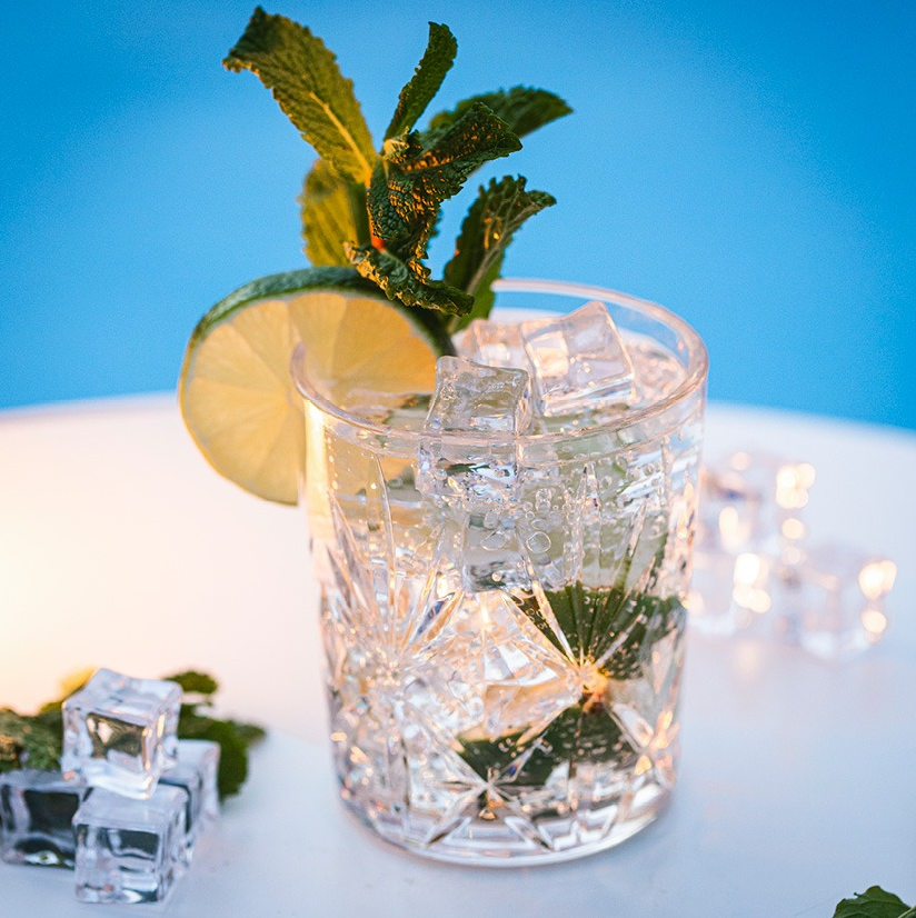 Retro Crystal Drinkingcup "my life editio" 30cl