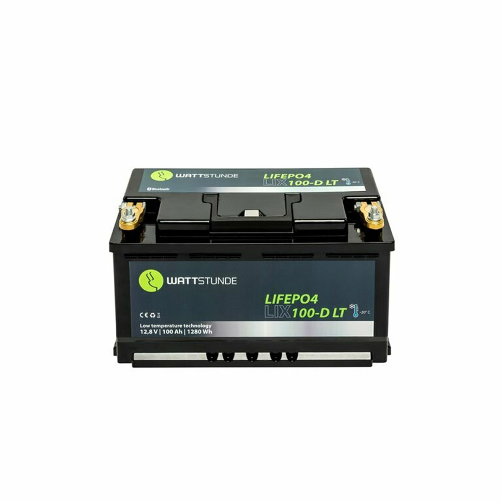 WATTSTUNDE® Lithium-Batterie 100Ah LiFePO4 / LIX100D-LT