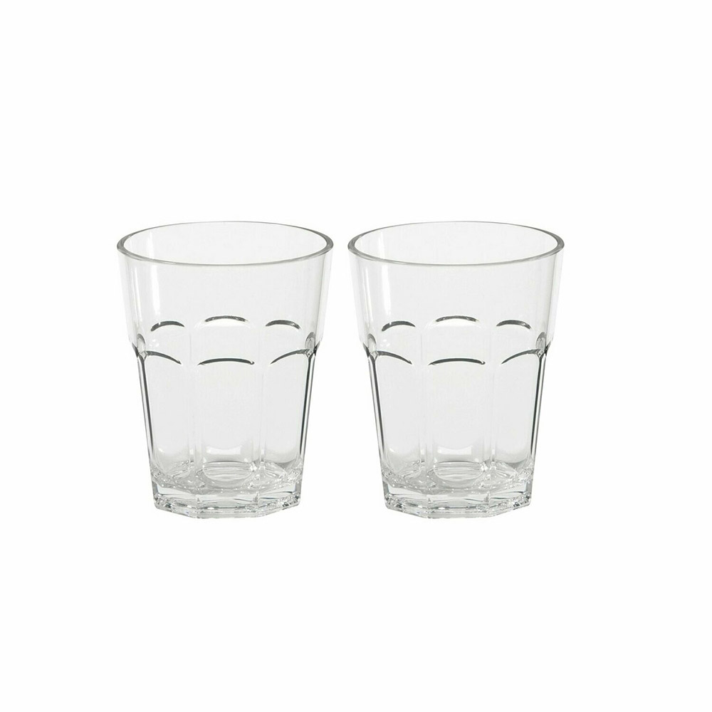 Trinkgläser (2er-Set) aus Kunststoff -stapelbar- Trinkgläser (2er-Set) aus Kunststoff -stapelbar-